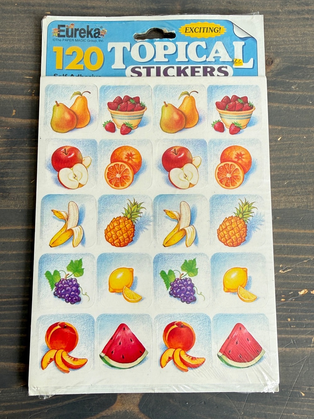 Vintage Eureka fruit stickers